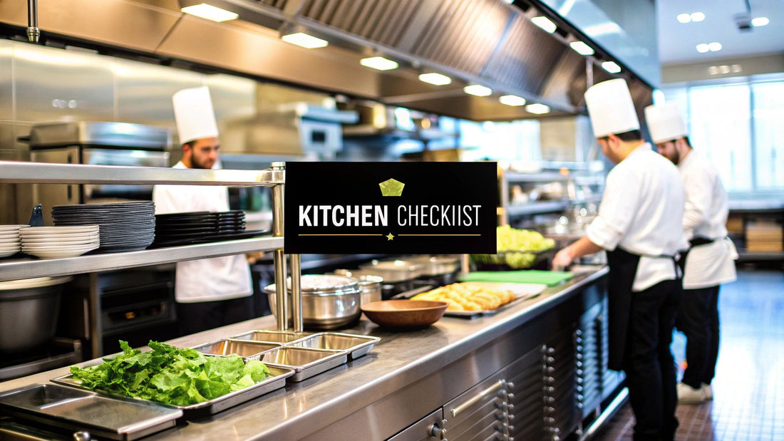 Commercial Kitchen Equipment Checklist for 2025