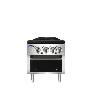 Atosa ATSP-18-2L-LP Low Height Propane Gas Single Stock Pot Stove