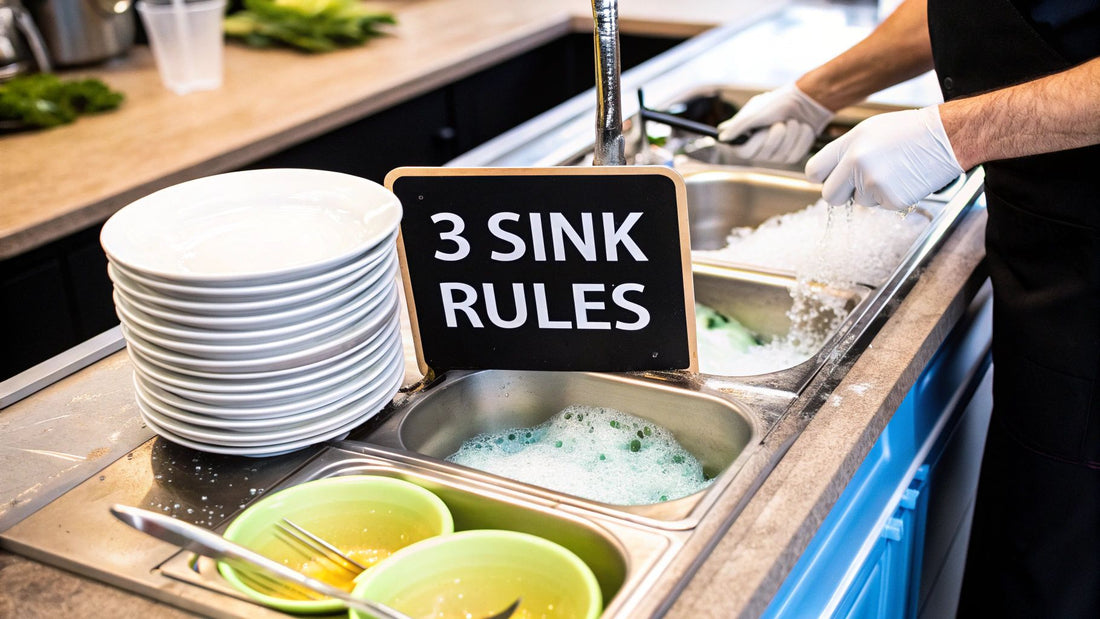 A Practical Guide to 3 Compartment Sink Rules for Restaurants