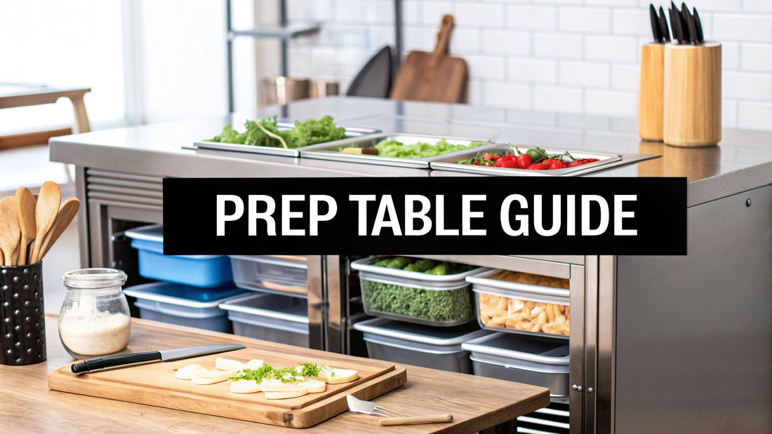 Cold Pre Table Your Guide to Refrigerated Prep Tables – Encore Seattle