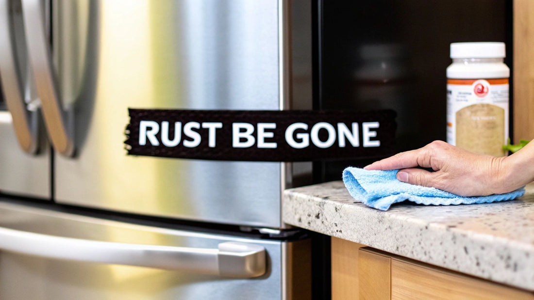 How to Get Rust Off Stainless Steel Fridge Quickly