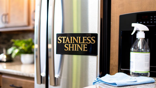 How to Clean the Stainless Steel Refrigerator Door Easily