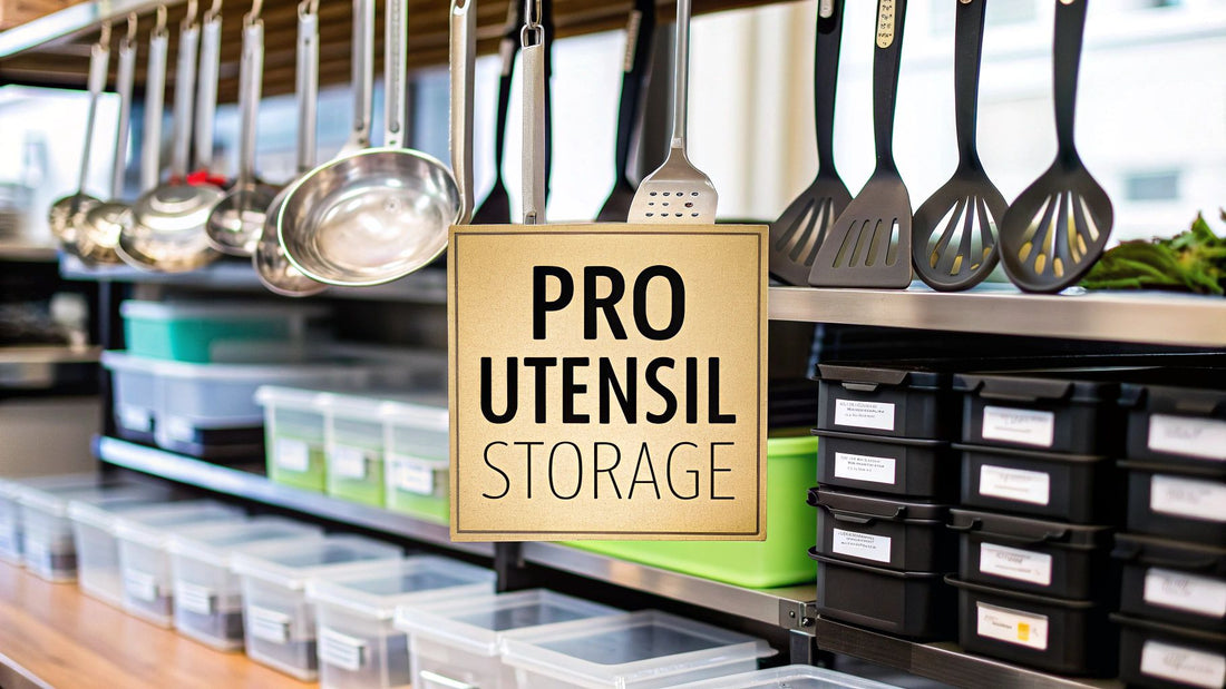 7 Pro Kitchen Utensil Storage Ideas for Chefs in 2025