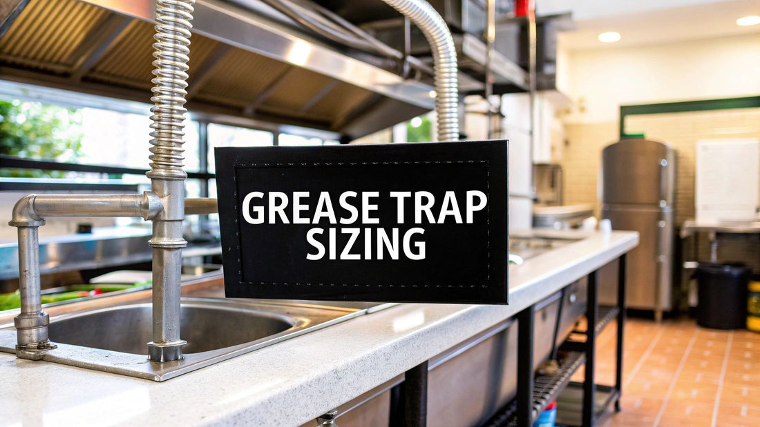 A Practical Guide to Grease Trap Sizing for Restaurants