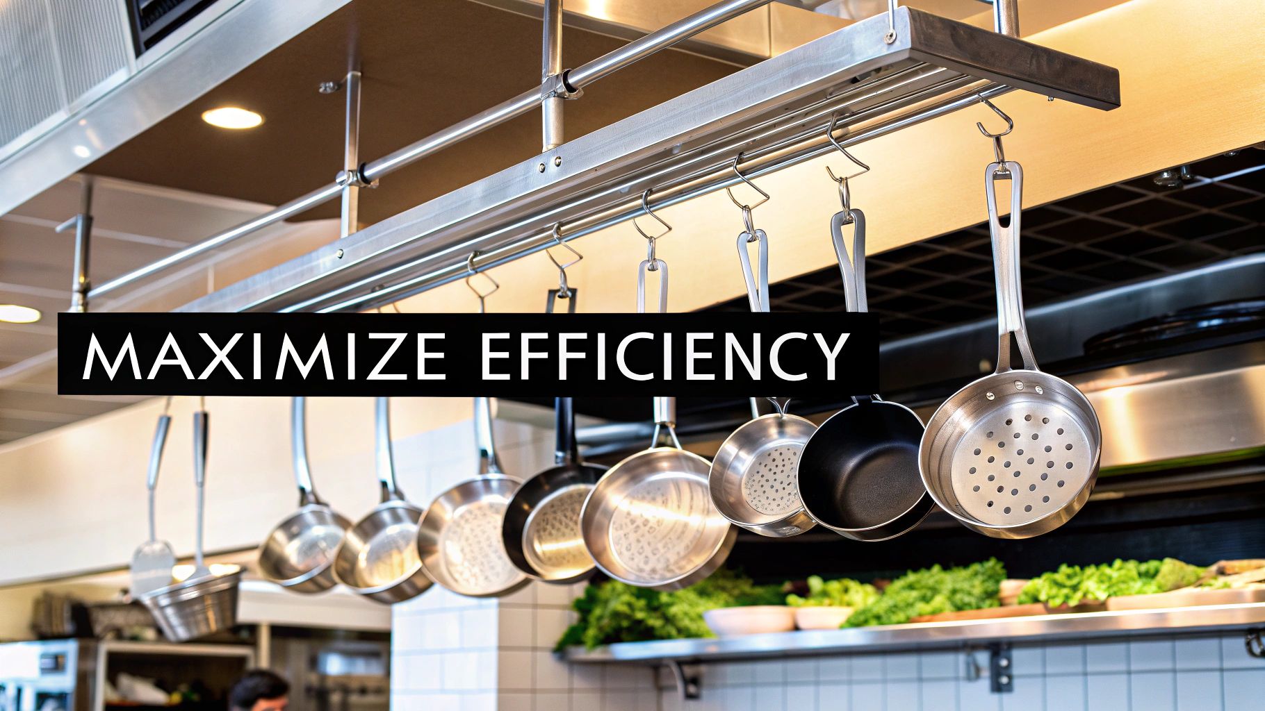 Utensil Racks Restaurant Maximize Efficiency with kitchen utensil hanging racks: A Guide ...