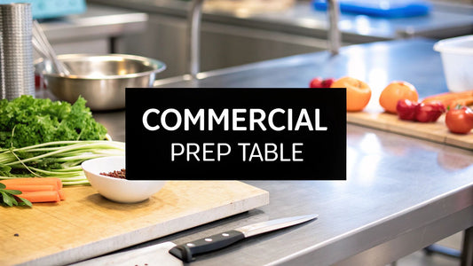 Prep Table Commercial: A Guide to Choosing the Right prep table commercial
