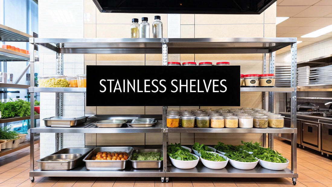 A Chef's Guide to Restaurant Shelves Stainless Steel