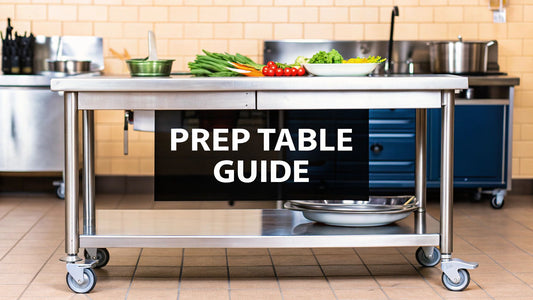 Your Guide to Stainless Steel Kitchen Prep Tables