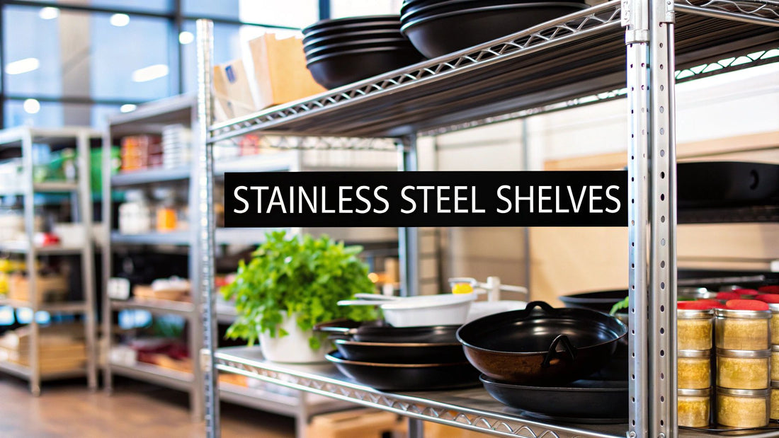 A Restaurant Owner's Guide to Commercial Stainless Steel Shelves