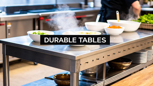 Stainless steel table commercial: Your Ultimate Guide to Durable Kitchen Tables