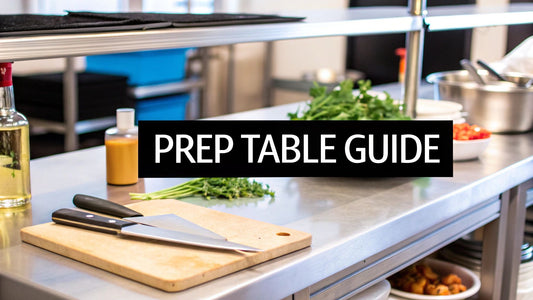 stainless steel table prep: Your guide to stations, sizes & sanitation