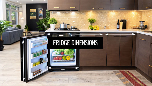 A Guide to Under Counter Fridge Dimensions for Restaurant Professionals
