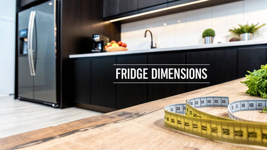 Undercounter Fridge Dimensions A Complete Guide for Kitchens