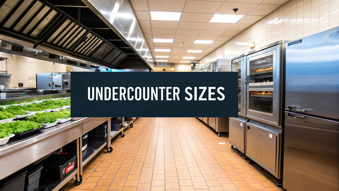 The Ultimate Guide to Undercounter Refrigerator Sizes
