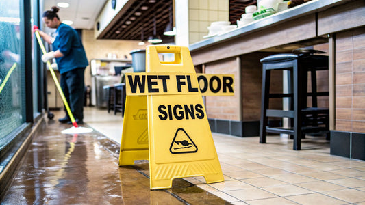 A Restaurant Owner’s Guide to Wet Floor Signs