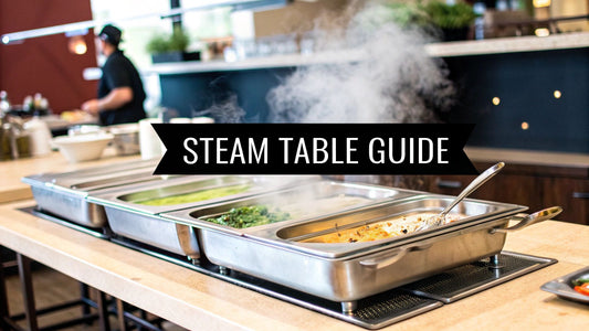 What Is a Steam Table: Your Guide to Boosting Kitchen Efficiency and Discovering the Best Deals