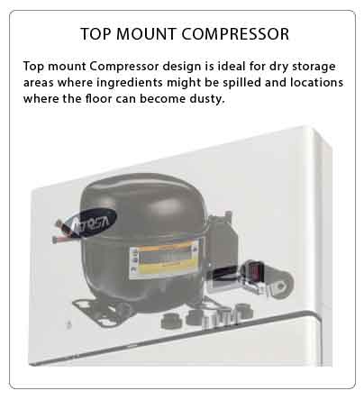 Atosa MBF15FSGRL 18-inch Slimline Commercial Freezer Left Hinge