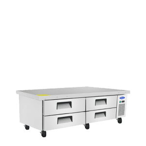 Atosa MGF8453GR 72 inch Chef Base Refrigerated Equipment Stand