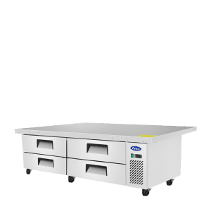 Atosa MGF8454GR 76 inch Chef Base Refrigerated Equipment Stand